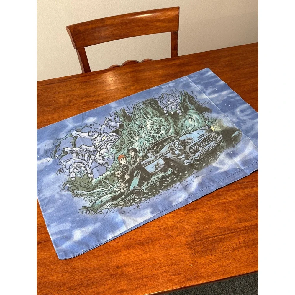 Harry Potter Chamber of Secrets Pillowcase Forbidden Forest Ford Anglia Hedwig